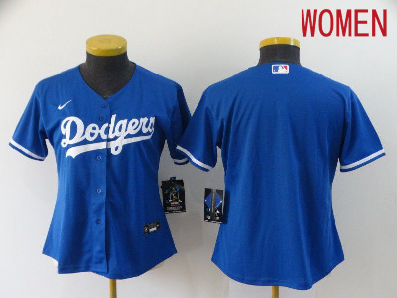 Cheap Women Los Angeles Dodgers Blank blue 2020 Game MLB Jerseys